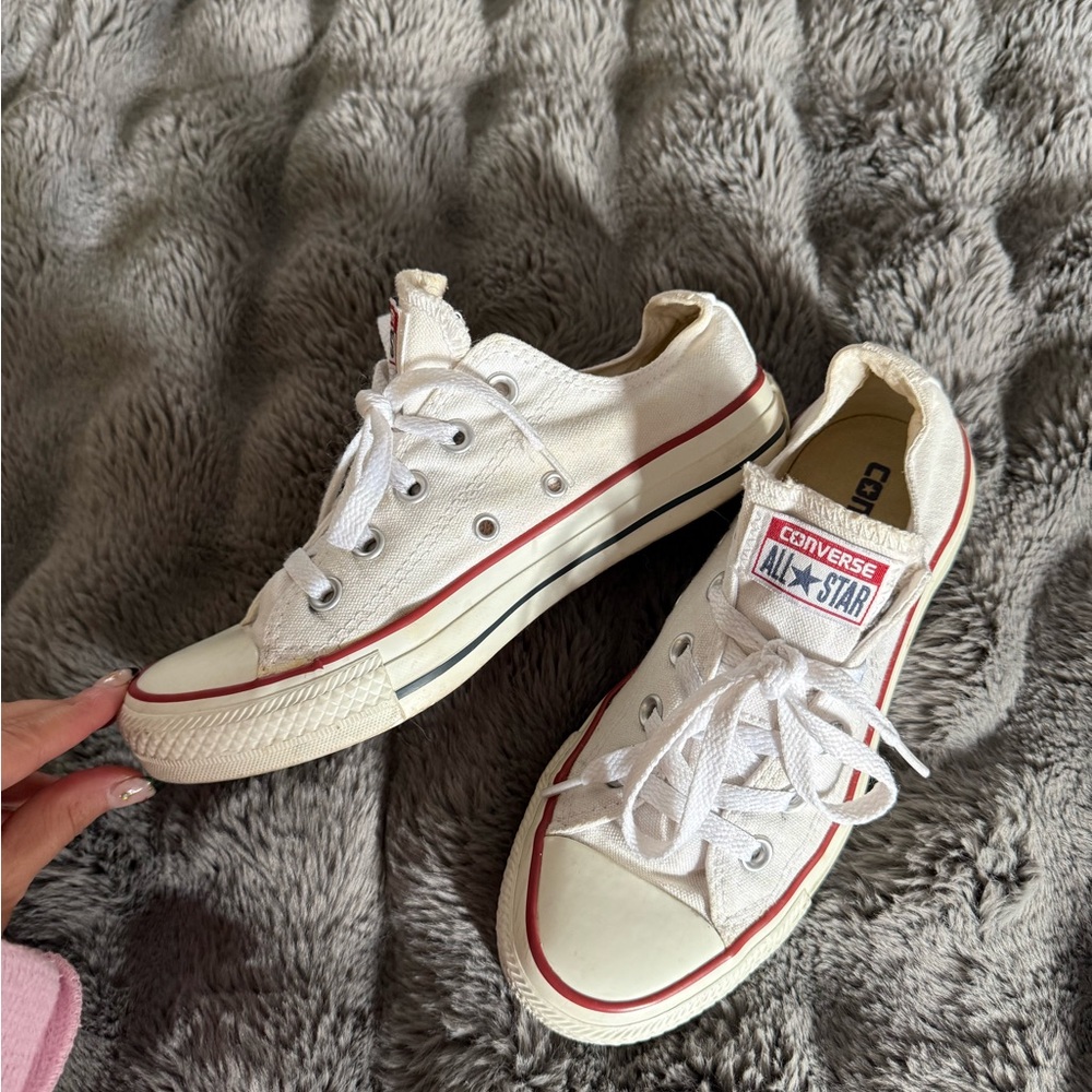 Converse Classic White Canvas Sneakers